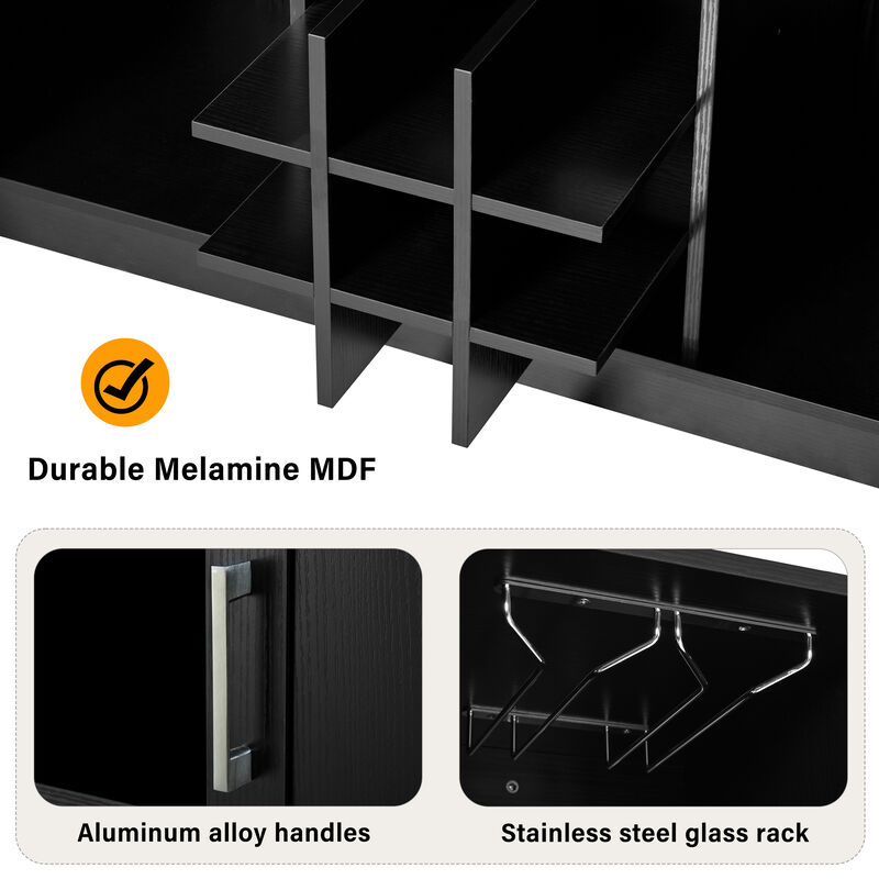 Swixwa Sideboard Buffet Cabinet image number 7