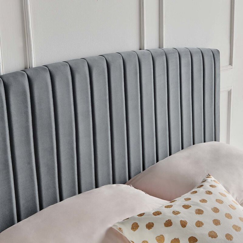 Rebecca Performance Velvet Twin Headboard image number 6