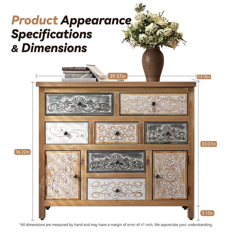 Murvte  Carved Storage Dresser image number 2