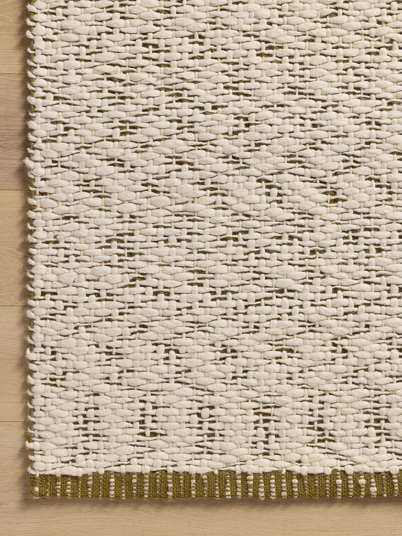 Betty BET01 Ivory/Green 7'9" x 9'9" Rug by Magnolia Home by Joanna Gaines x Loloi