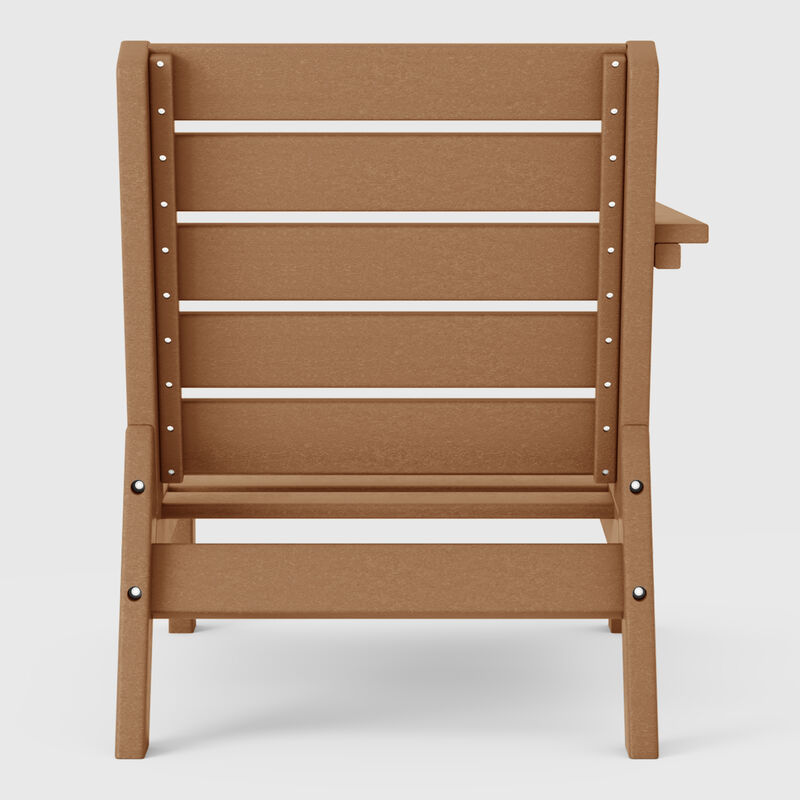 WestinTrends Outdoor Patio HDPE Left Arm Facing Deep Seating Corner Chair