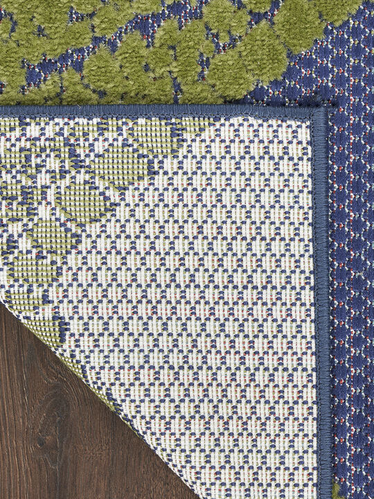 Aloha ALH28 Blue/Multicolor 2' x 6' Rug