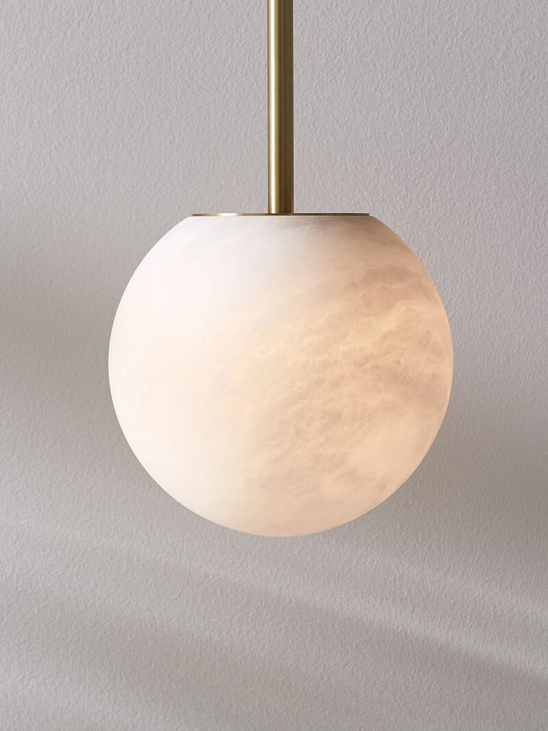 Beacon Lighting Lucent Alabaster Mini Pendant Light Modern Ceiling Pendant image number 7