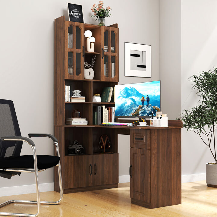 Jutkle L-Shaped Corner Computer Desk