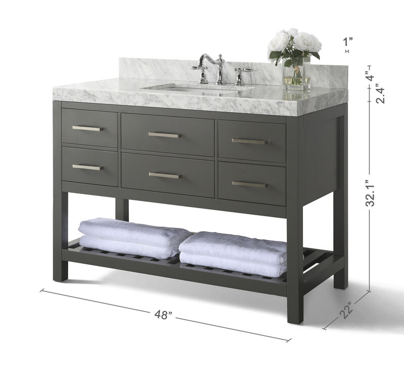 Elizabeth 48 in. Bath Vanity Set image number 2