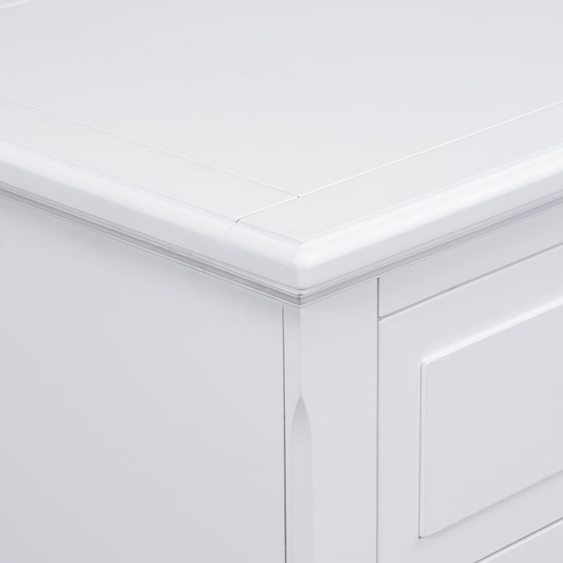 Streamdale 3-Drawer Nightstand Storage Wood Cabinet image number 8