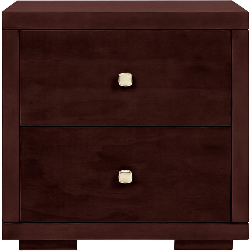 Minimalist Two Drawer Nightstand image number 3