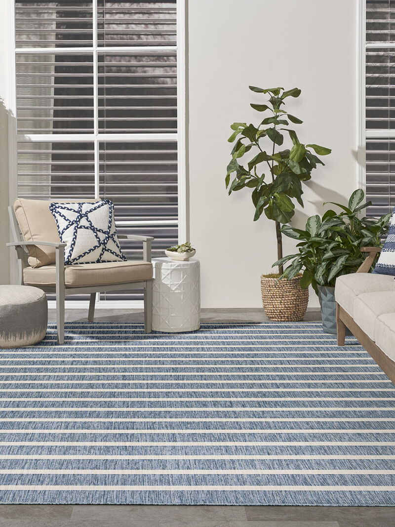 Positano POS03 Navy/Ivory 9' x 12' Rug