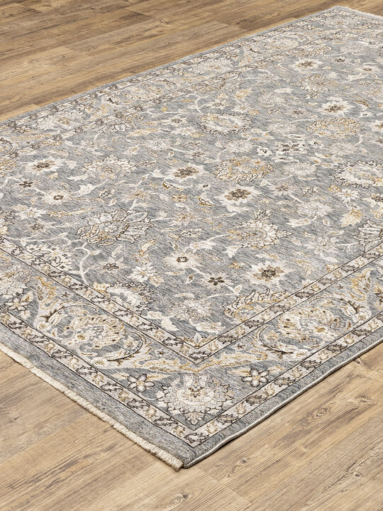 Maharaja 2'3" x 7'6" Blue Rug