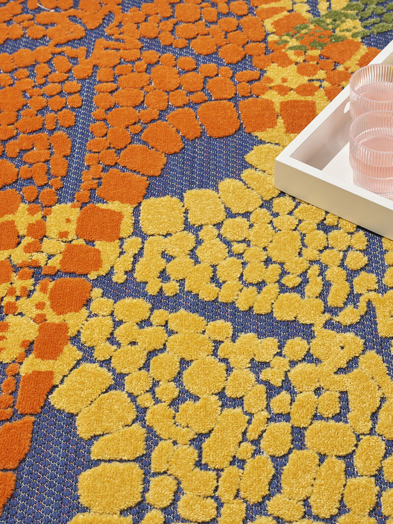 Aloha ALH28 Blue/Multicolor 9' x 12' Rug