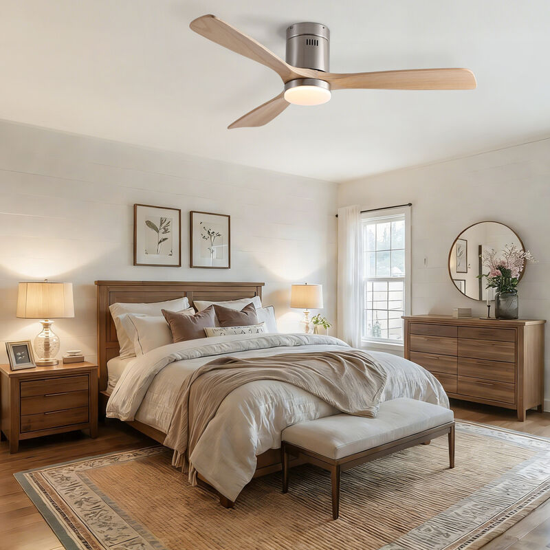 ELEMENT ACE Ultra-Quiet Reversible DC Motor Ceiling Fan with Dimmable LED Light Kit image number 7