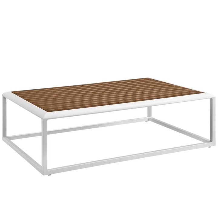 Aluminum Outdoor Coffee Table with Durable Finish and Modern Design