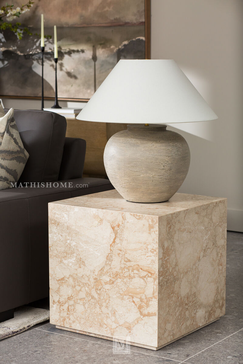 Casey Gray Ceramic Lamp