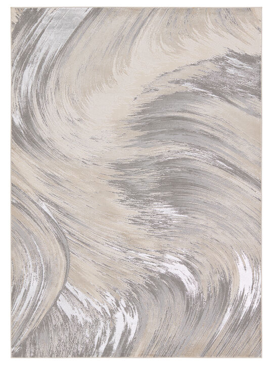 Catalyst Zione Tan/Taupe 5' x 7'6" Rug