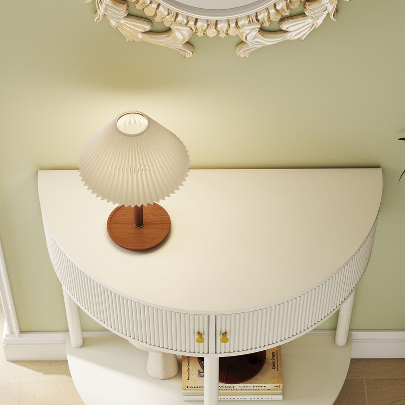 Spamug Demi-Lune Console Table image number 6