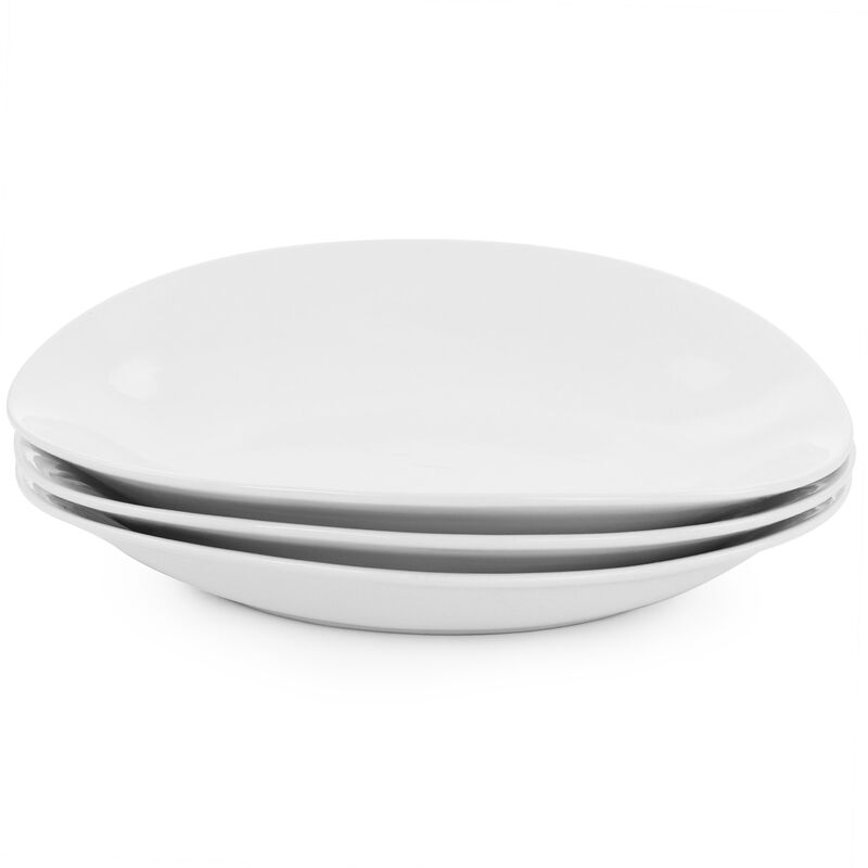 Elama 3 Tier Oval Plate Porcelain Serveware Set image number 7