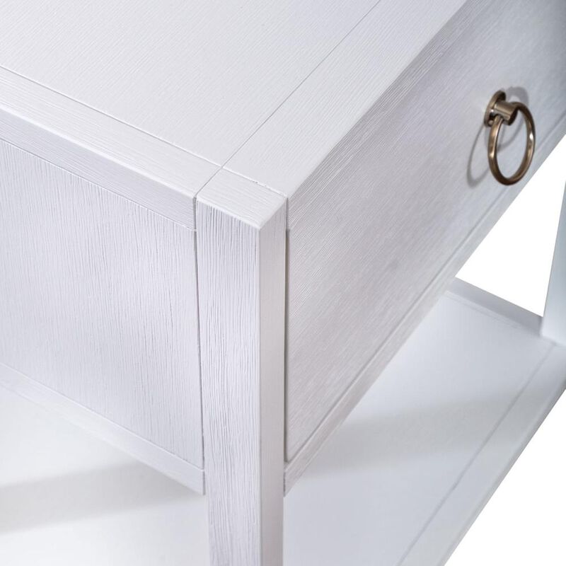 Liberty Furniture East End 1 Shelf Accent Table in Wirebrushed Denim image number 7