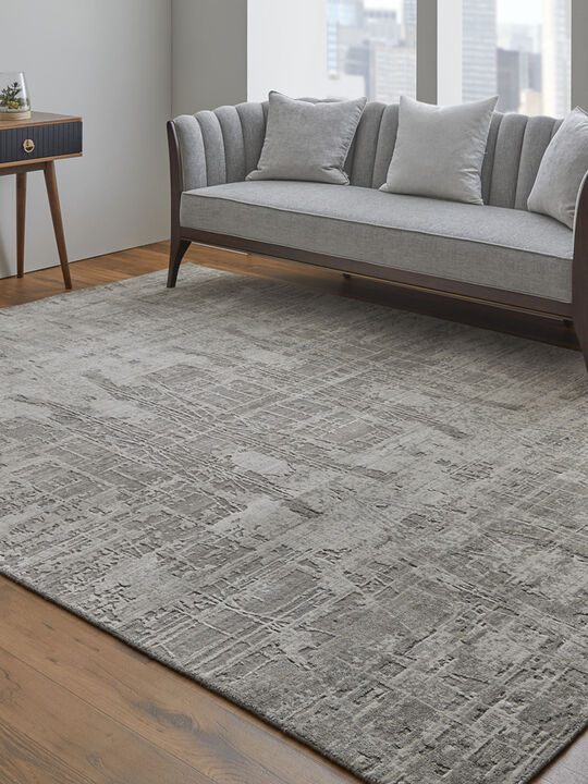 Eastfield 69A5F 3' x 5' Gray/Ivory Rug