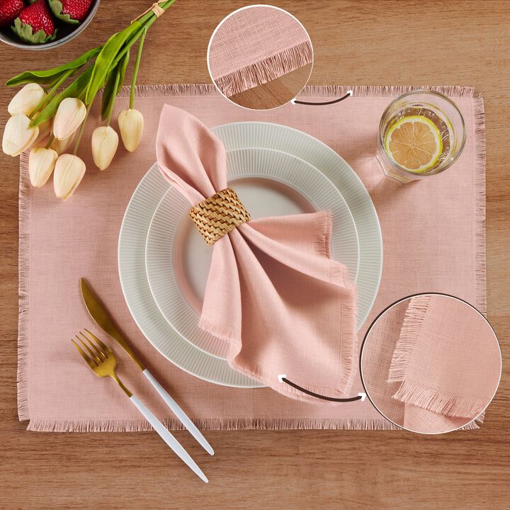 Linen Placemats - Fringe (Set of 4)