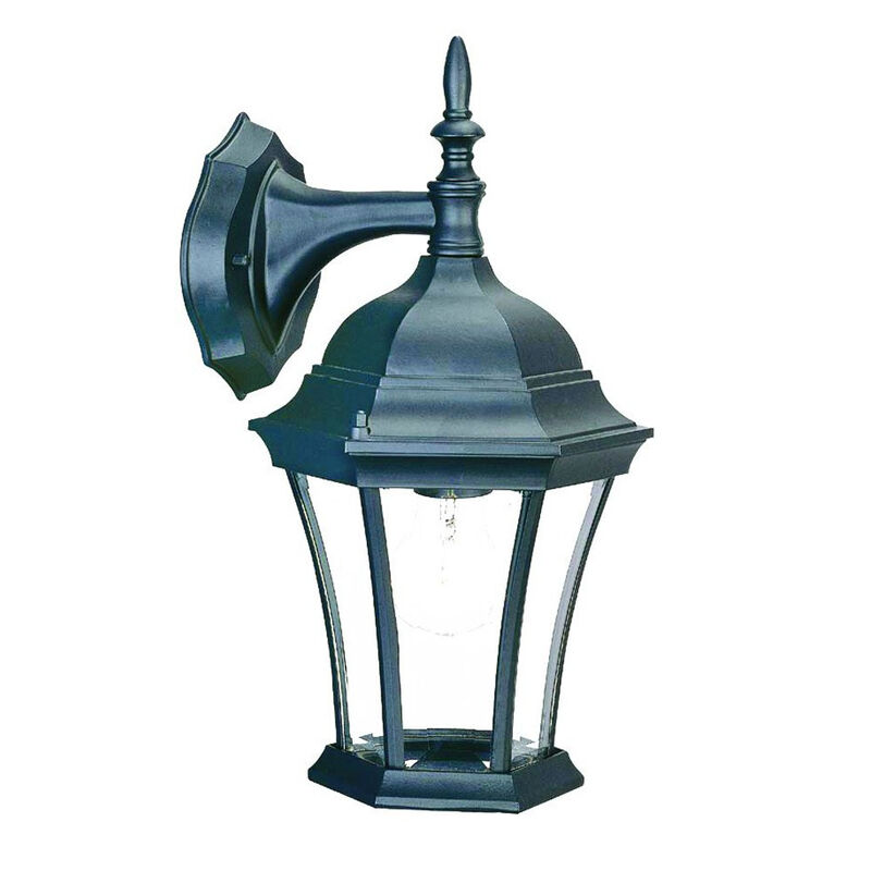 Outdoor Hanging Carousel Lantern Wall Sconce &ndash; Weather-Resistant Wall Light for Patio