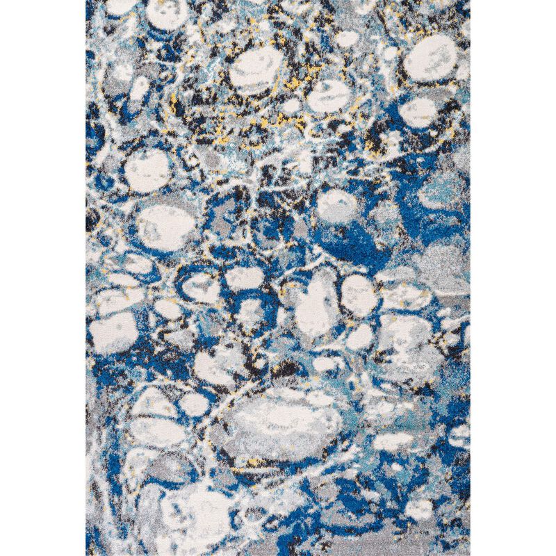 Pebble Marbled Abstract Area Rug