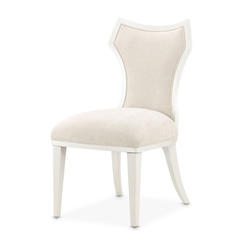 Michael Amini La Marisia Vanity Chair - Tranquil/Creamy Pearl