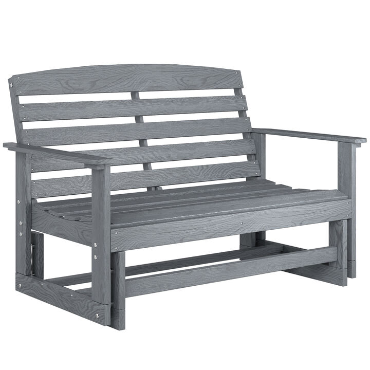 Hivvago Double Seat Patio Glider Chair