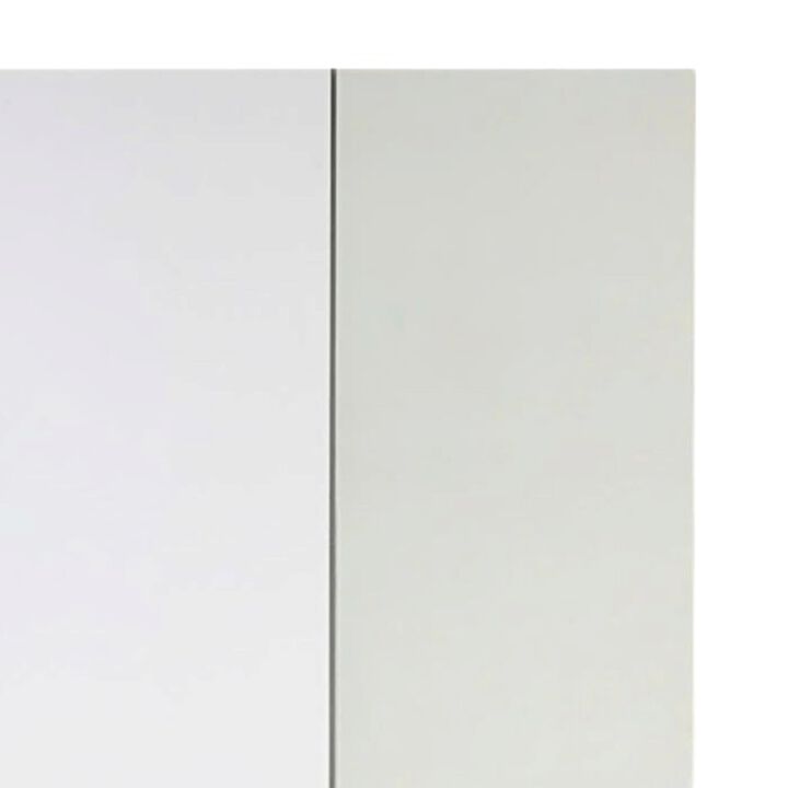 Ely Closet Cabinet Set, Mirrored Front, 7 Drawers, 71 Inch, White Wood