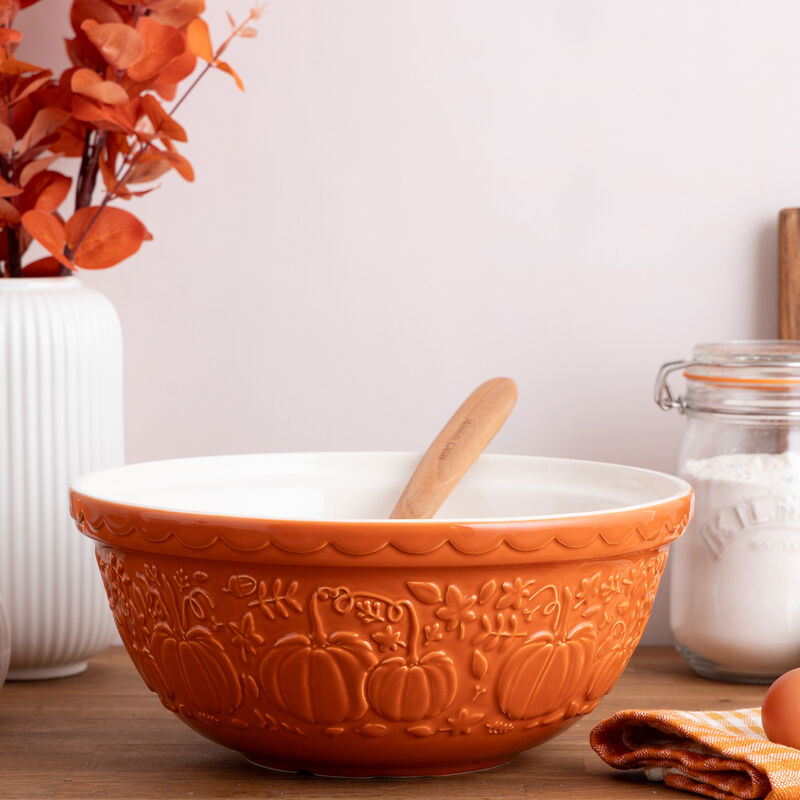 Mason Cash Color Mix Pumpkin Size 12 Mixing Bowl, 4.25 Quart image number 5