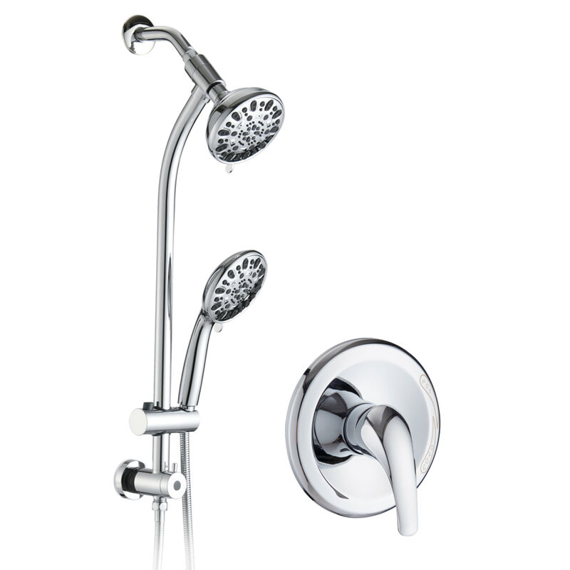 Stainless Steel Dual Shower Head Set