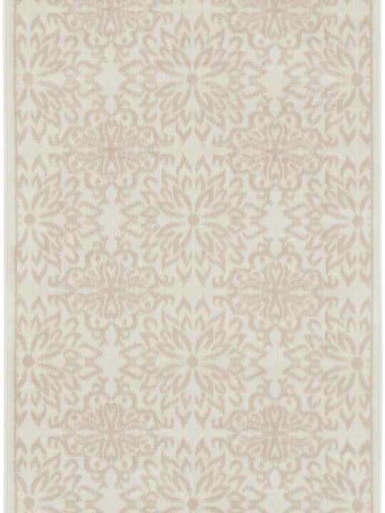 Jubilant JUB06 Ivory/Beige 3' x 5' Rug