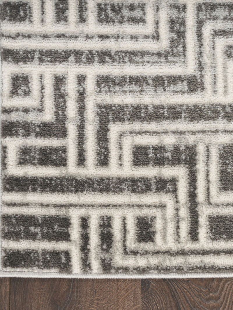 Serenity Home SRH04 Gray/Ivory 5'3" x 7'3" Rug image number 3