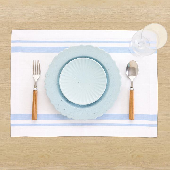 Linen Placemats - French Stripe