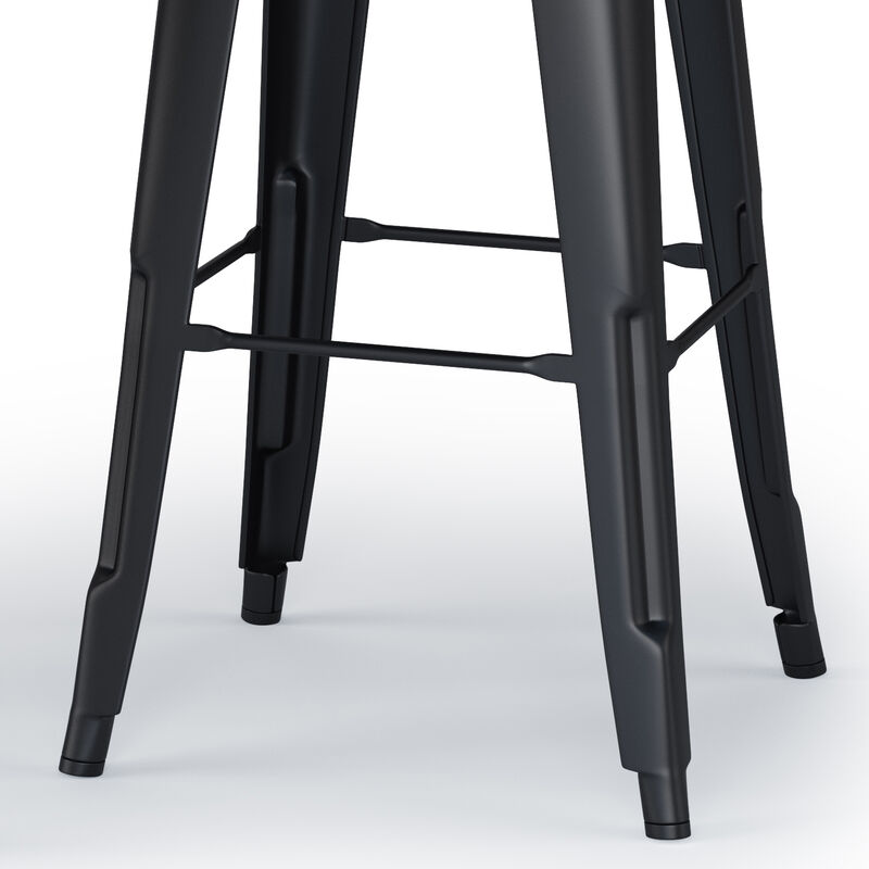 Rayne 30 inch Metal / Wood Bar Stool (Set of 2)