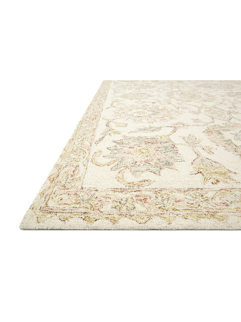Norabel NOR04 Ivory/Blush 3'6" x 5'6" Rug