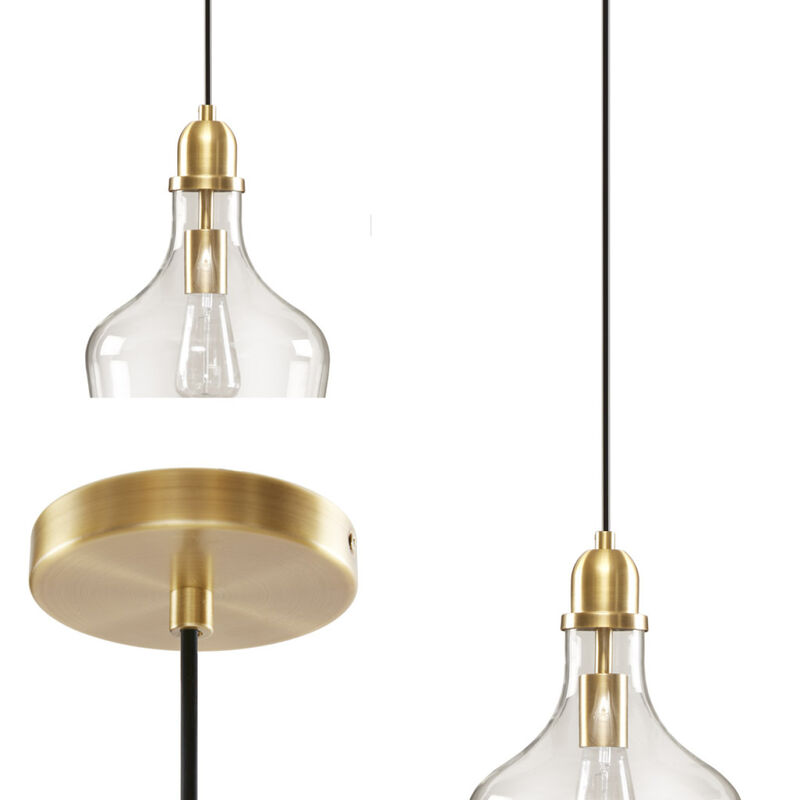 Streamdale Auburn Bell Shaped Glass Pendant