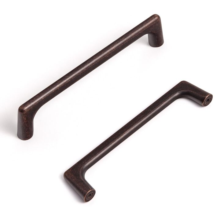Goo-Ki Antique Oil Rubbed Bronze Cabinet Pulls with 5''(128mm),Casual Luxury Solid Zinc Cabinet Handles for Drawer,Cupboard, War