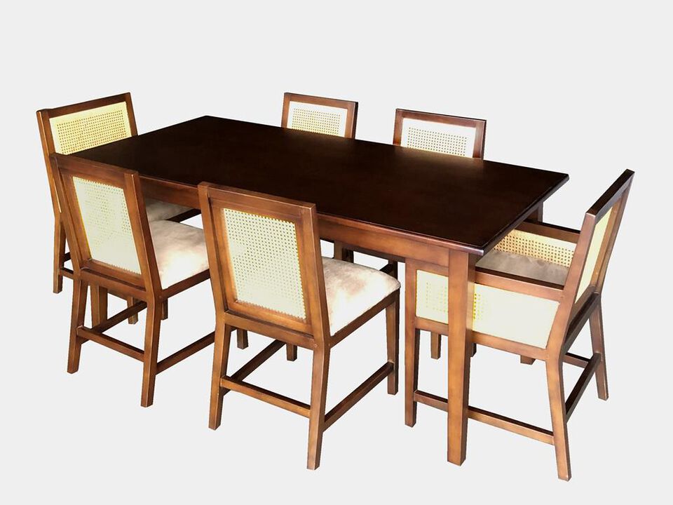 French Rect 7pc Dining Set