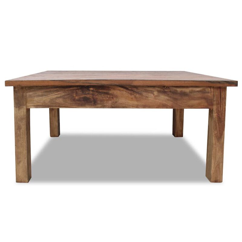 Coffee Table Various shades of brown Solid mahogany wood Medium