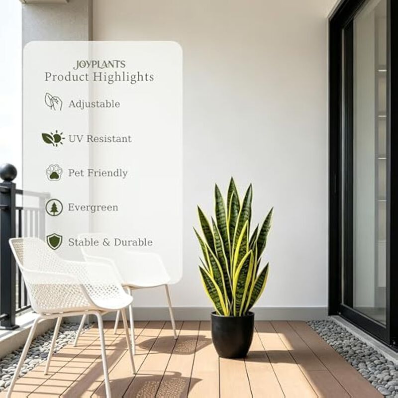 2 Piece Red Artificial Agave Plants UV Resistant Outdoor Garden Porch Decor image number 3