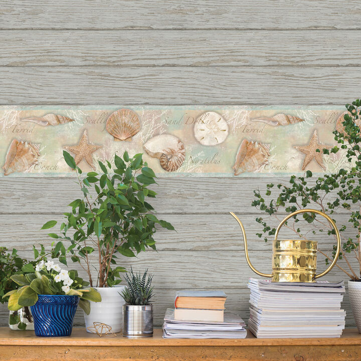 Rehoboth Grey Distressed Wood Wallpaper