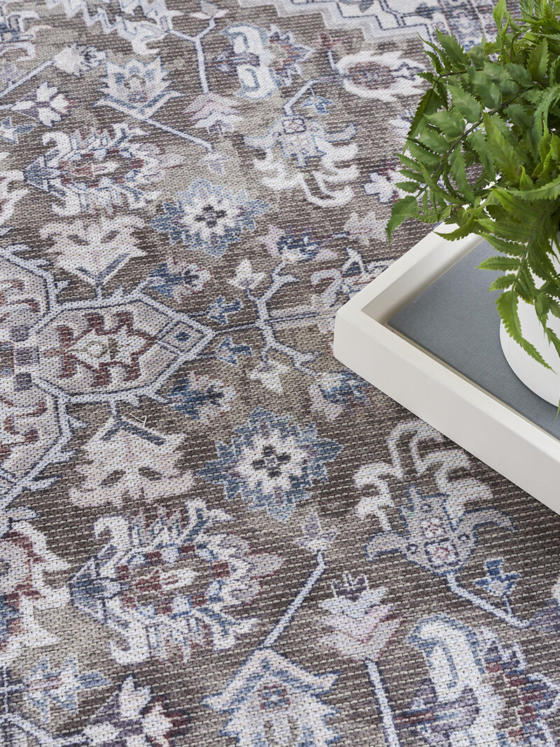 Machine Washable Series 1 SR104 Olive 2'2" x 8' Rug