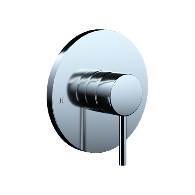 Wall Mounted Shower Faucet In Chrome(Valve Included)