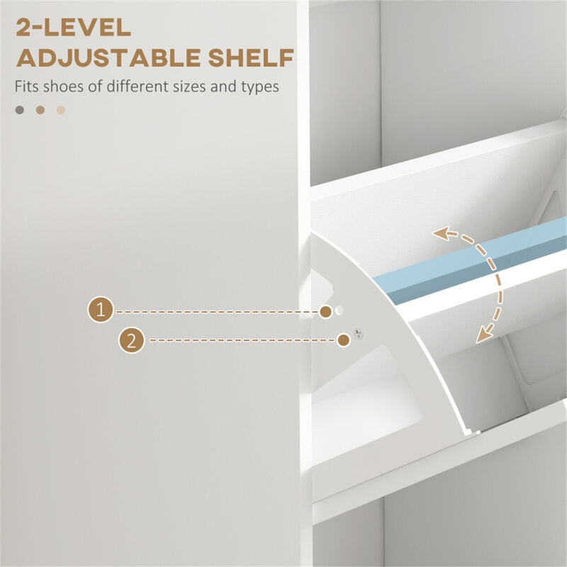 Shoe Storage Cabinet &ndash; Multi-Tier Organizer for Entryway, Bedroom, or Hallway image number 4