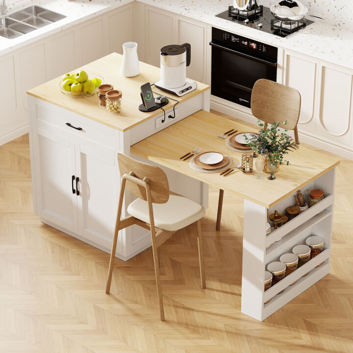 Vakmim Kitchen Extendable Dining Table