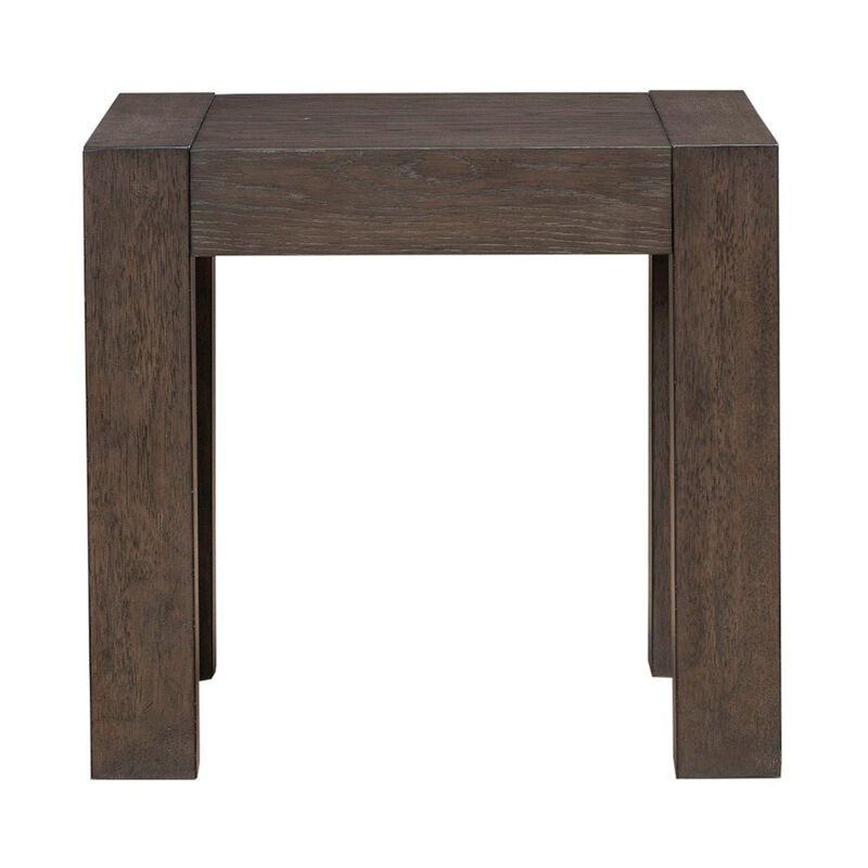 Liberty Furniture Cascade Falls Living Room Square End Table - Satin Espresso image number 2