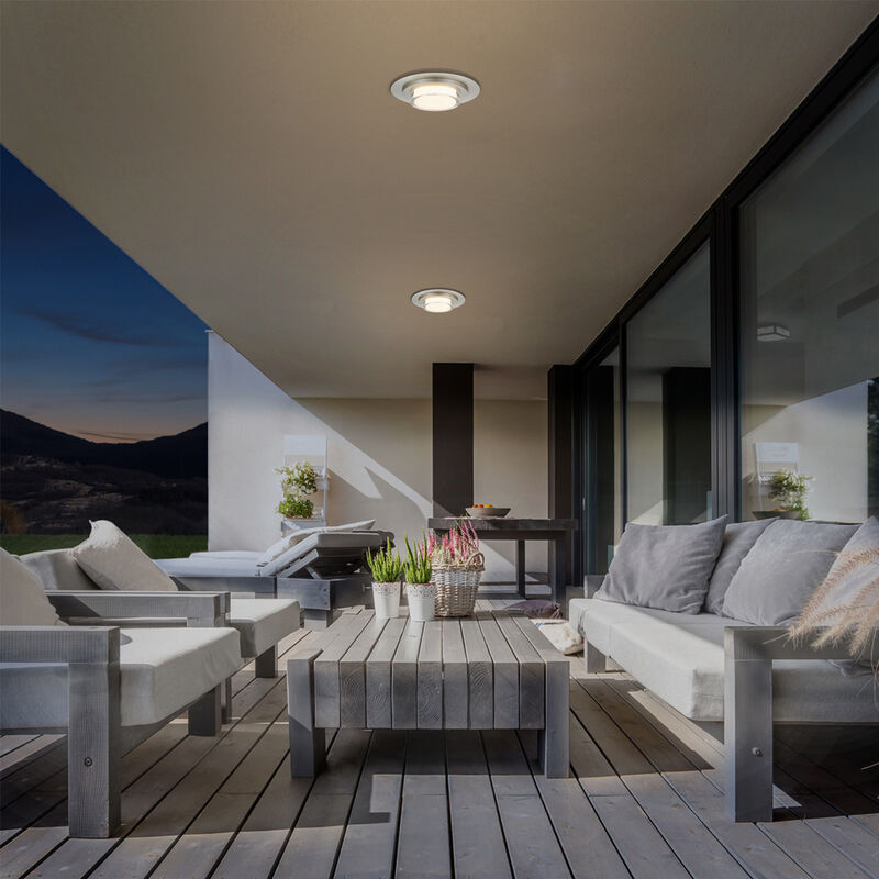 Plate Round 16 in SS LED Flush Mount image number 7