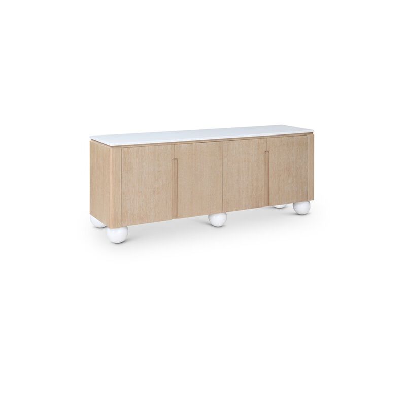 Meridian Furniture Cardiff Natural Sideboard/Buffet