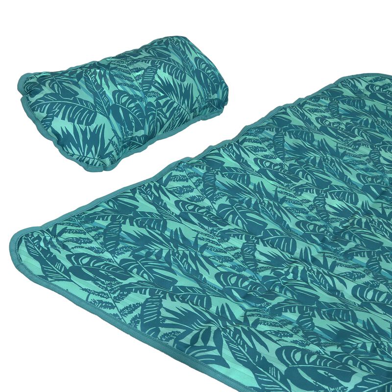Sunnydaze Quilted Hammock Pad and Hammock Pillow with Ties