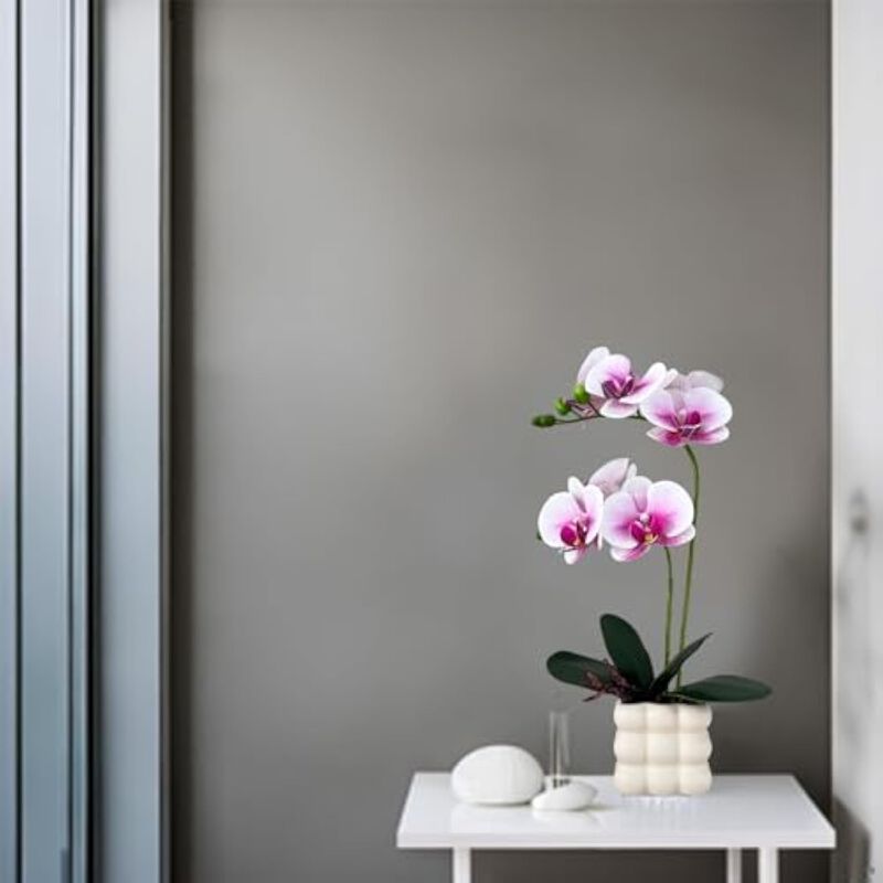 Purple Artificial Orchid Flowers Vase Filler Orchids White image number 3